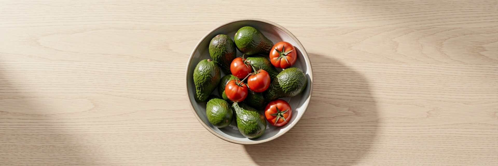 Organic vegetables on table